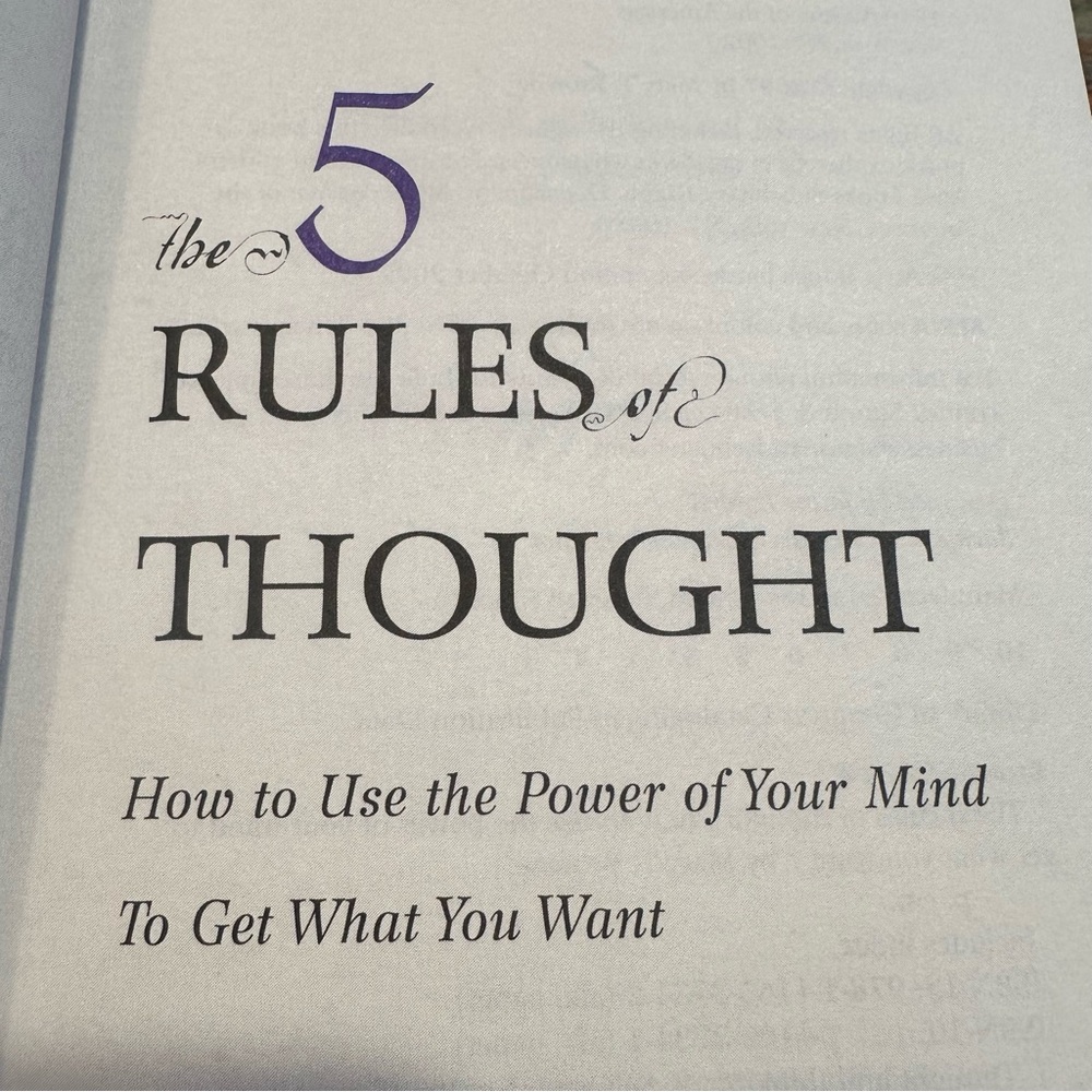 🧚‍♀️3/$12🧚‍♀️ 5 Rules of Thought LOA Mary Browne